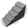 Artloge 3/4/5 Steps Pet Dog Stairs Sofa Side Dog Steps with Non-Slip Base & High Density Foam for Small Cat Puppy Disability Pet Aid - 3 of 4