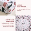 4 Pieces Soft Microfiber Christmas Bed Sheet Set - 4 of 4