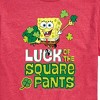 Men's - SpongeBob Squarepants - Luck Of The Square Pants St. Patricks Day Short Sleeve Graphic T-Shirt - 2 of 4
