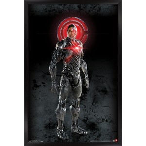 Trends International DC Comics Movie - Justice League - Cyborg Framed Wall Poster Prints - 1 of 4