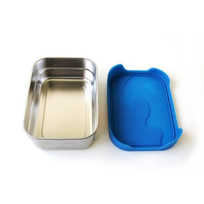 Contenitore Snack ECOlunchbox Blue Water Bento Splash Pod – Acciaio Inox E Silicone – 237 Ml
