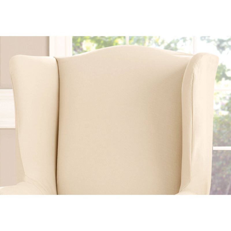 Duck Wing Chair Slipcover Natural - Sure Fit, 3 of 4