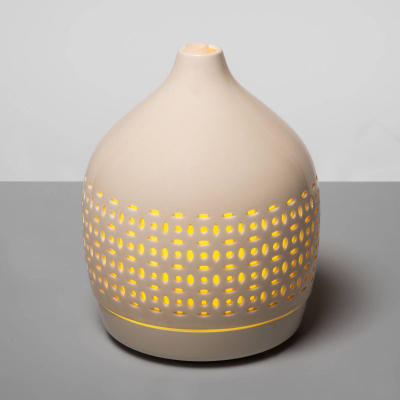 300ml Cutout Ceramic Color Changing Oil Diffuser White - Opalhouse&#8482;, 6 of 15