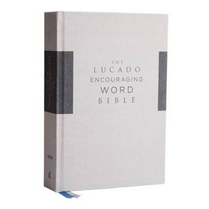Niv, Lucado Encouraging Word Bible, Gray, Cloth Over Board, Comfort Print - by  Thomas Nelson (Hardcover) - 1 of 1
