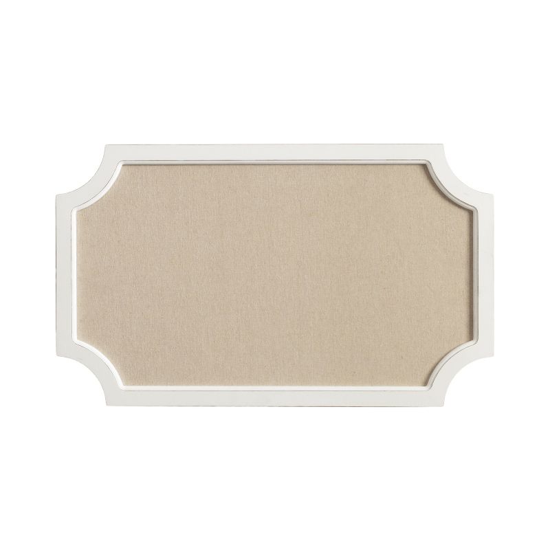 Kate & Laurel All Things Decor Hogan Framed Scalloped Decorative Wall Pinboard, 5 of 9
