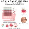 Big Dot of Happiness Floral Let's Par-Tea - Garden Tea Party Small Round Candy Stickers - Party Favor Labels - 324 Count - 3 of 4