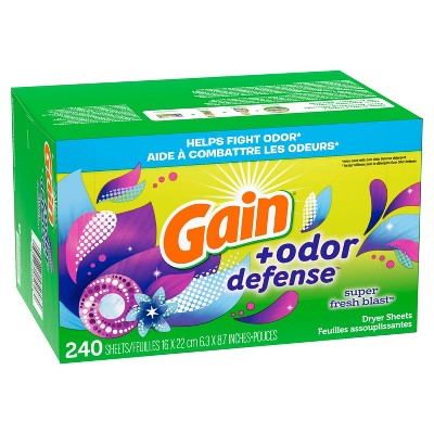 Gain Odor Defense Sheets - 240ct