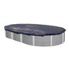 Swimline PCO81928 Outdoor Lightweight Tear Resistant Winter Protective Cover for 16 x 25 Foot Above-Ground Oval Swimming Pools, Blue - 3 of 4