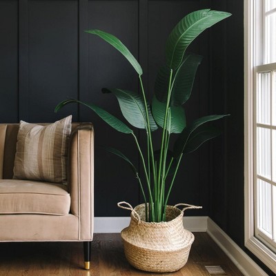 Eternal Paradise 60" Potted Bird of Paradise Artificial Floor Plant