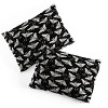 Deny Designs Twin/ Twin Extra Long Avenie Luna Moth Black and Cream Comforter and Pillow Sham Black - 4 of 4