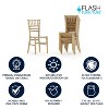 Flash Furniture HERCULES Set of 6 Child’s Gold Resin Party and Event Chiavari Chairs for Commercial & Residential Use - 2 of 4