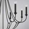 Capital Lighting Bentley 8 - Light Chandelier in  Black Iron - 3 of 4