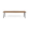 Dracelo WOOD AND METAL RECTANGULAR BENCH - 4 of 4