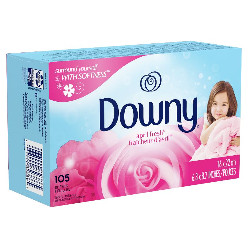 Downy April Fresh Fabric Softener Dryer Sheets, 4 of 12