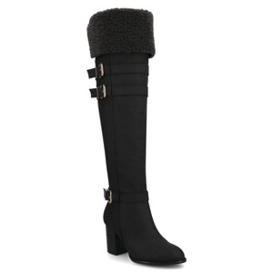 Journee Women's Alyza Over-the-Knee Boots - 1 of 4