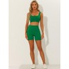 Allegra K Women's Gym Yoga Bra High Waisted Shorts Workout Sets - 3 of 4