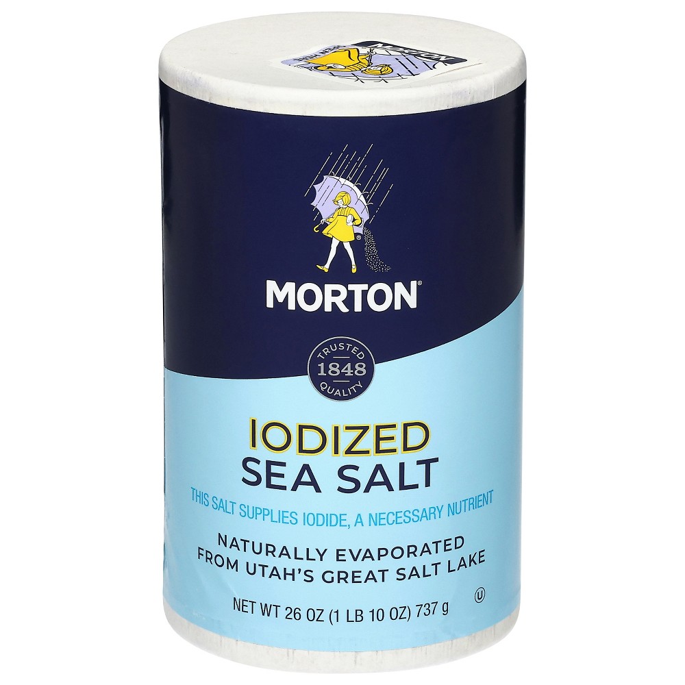 Morton Iodized Sea Salt - 26oz