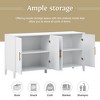 NicBex Accent Storage Cabinet with Metal Handles for Living Room,Kitchen,Office,Hallway - 4 of 4