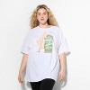Women's Moroney Lucky Short Sleeve Graphic T-Shirt - White - 2 of 3