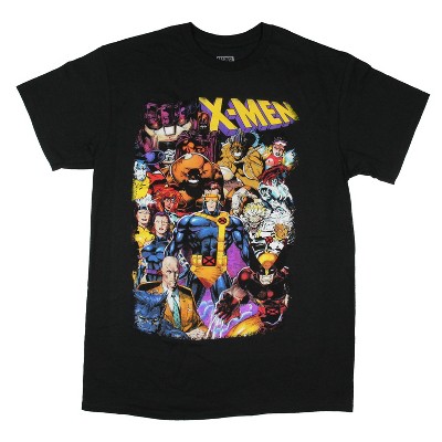 T-shirt Vintage X-Men Marvel '97 Jim Lee - Taille XL, Bleu, Coton/polyester, Occasion Parfait état