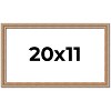 PosterPalooza | Deco Brown Picture Frame - UV Acrylic, Backing Board, Hanging Hardware Included - 2 of 4