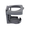 Unique Bargains Car Vehicle Truck Folding Beverage Drink Bottle Can Cup Holder Mount Gray 1 pcs - 3 of 4