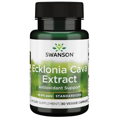 Swanson Dietary Supplements Ecklonia Cava Extract - Standardized 30 Veg Caps.