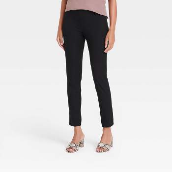 Women's Bi-stretch Skinny Pants - A New Day™ Gray Plaid 10 : Target