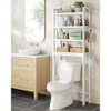 SONGMICS Over The Toilet Storage, 4-Tier Over Toilet Bathroom Organizer with Adjustable Shelf, Fit Most Toilets, Space-Saving - 2 of 4