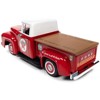 1956 Ford F-100 Truck Red with White Top "Texaco Reliable Road Service" "Vintage Fuel" 1/24 Diecast Model Car by Auto World - 3 of 4