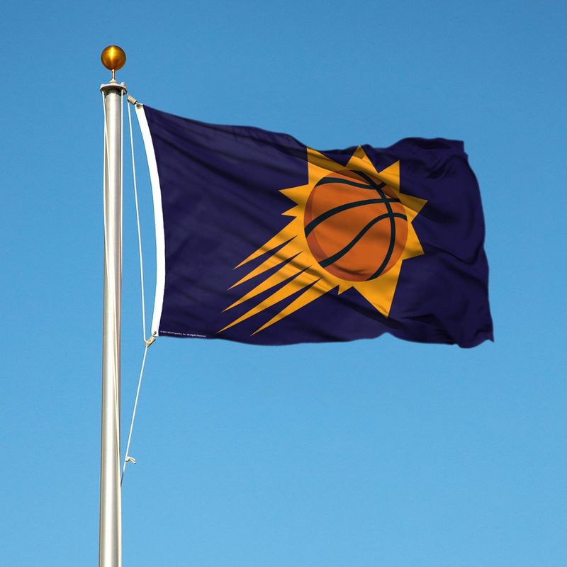 3&#39; x 5&#39; NBA Phoenix Suns Deluxe Flag, 3 of 4