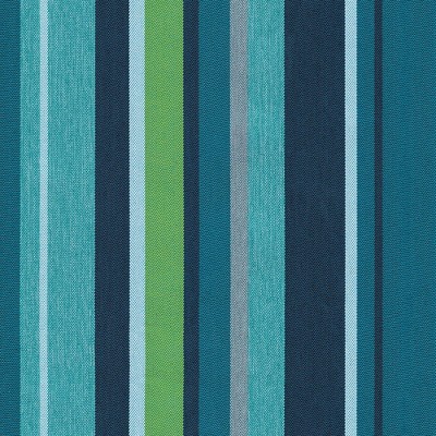 Stripe Poolside Recycled Fiberfill Weather Resistant Rounded Seat Cushions (2-Pack)