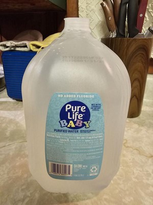 Purified retailer water for babies