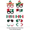 Big Dot of Happiness Viva Mexico Glasses - Paper Card Stock Mexican Independence Day Party Photo Booth Props Kit - 10 Count - 3 of 4