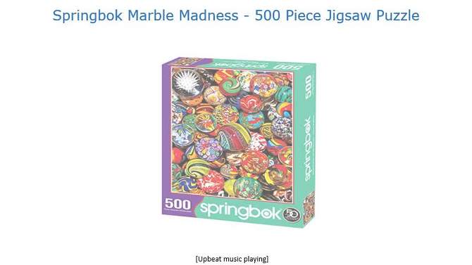 Springbok Marble Madness Jigsaw Puzzle - 500pc, 2 of 6, play video