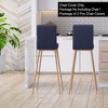PiccoCasa Pub Counter Stool Cover Chair Seat Cover Stretch Washable Slipcovers Bar Stool Covers - 4 of 4