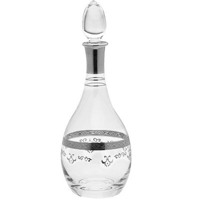 Classic Touch Wine Bottle with Rich silver Design