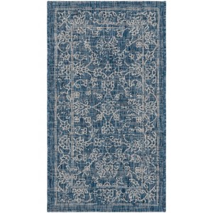Courtyard CY8680 UV & Stain Resistant Non-Shedding Power Loomed Indoor/Outdoor Rugs - Safavieh - 1 of 4