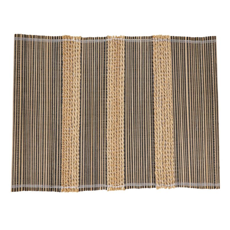 Saro Lifestyle Table Placemats With Striped Design (Set of 4), 1 of 5