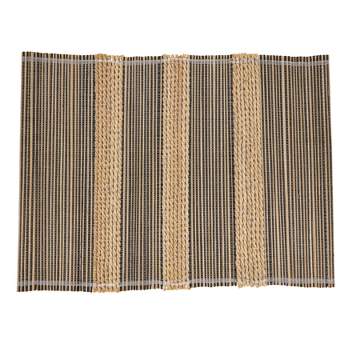Saro Lifestyle Table Placemats With Striped Design (Set of 4)