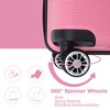 Wooakway Suitcase Double Spinner Wheels PP Luggage Sets Lightweight Durable Suitcase with TSA Lock,3-Piece Set - 4 of 4