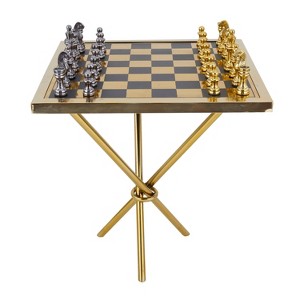 25" x 22" Contemporary Aluminum Game Set - Olivia & May - 1 of 4