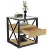 MAYEERTY 3-Piece Industrial Dining Table Set for 2, Kitchen Table and Chairs, Dining Room Sets for Small Spaces - 3 of 4