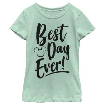 Girl's Disney Mickey Mouse Best Day Ever T-Shirt