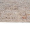 Ivory And Brown Floral Medallion Area Rug With Fringe - 4 of 4