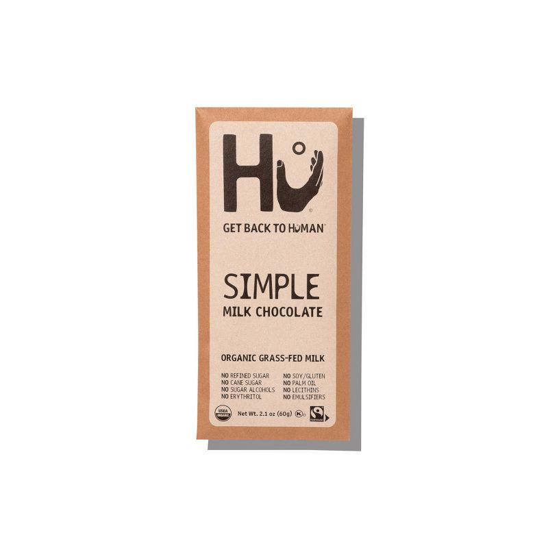 Hu Simple Milk Chocolate - 2.1oz, 1 of 8