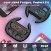 Beboncool Steering Wheel for Nintendo Switch 2 with Ergonomic Design Black 2 Packs - 2 of 4