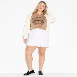 Women's Dragonfly Inn Short Sleeve Graphic T-Shirt - Brown - 1 of 3