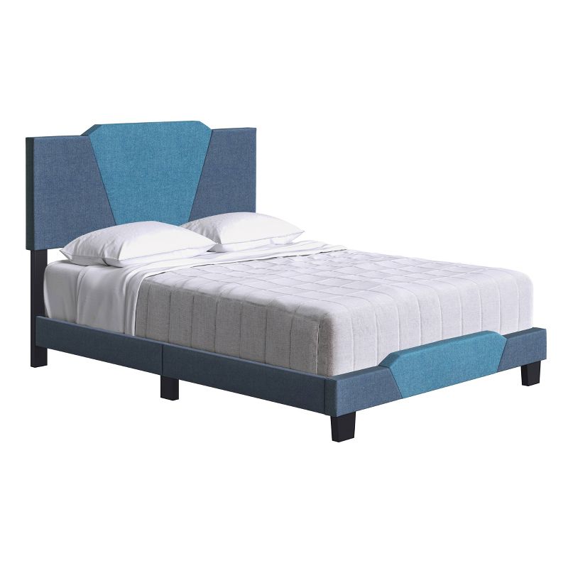 Sydney Two-Tone Linen Upholstered Platform Bed - Eco Dream, 4 of 10