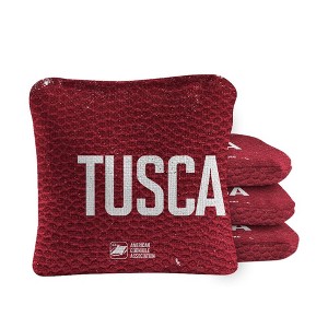Skip's Garage | Gameday Tuscaloosa Synergy Pro Cornhole Bags (Set of 4) - 1 of 4